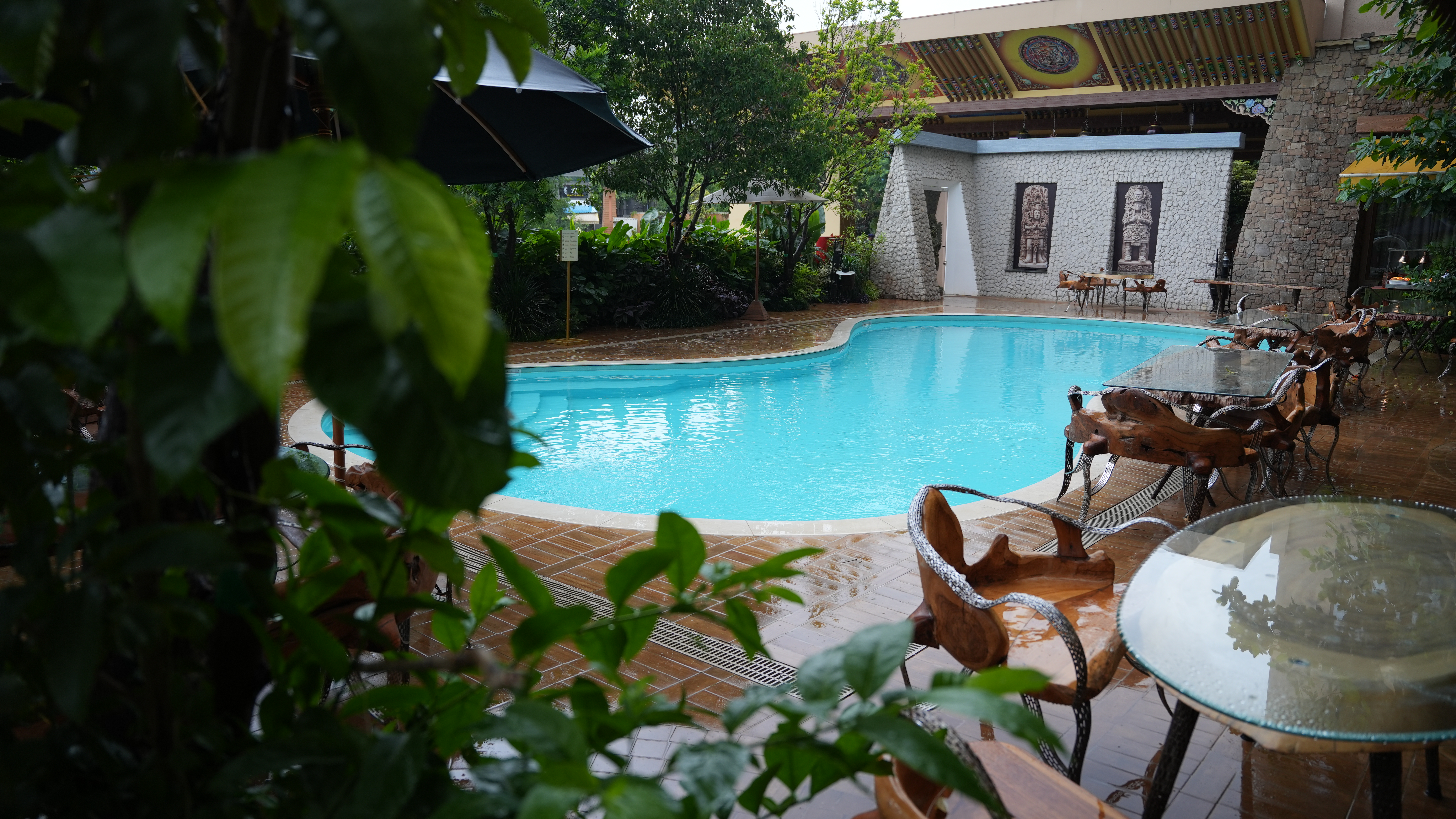 Poolside loungers